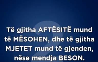 8 mësime të vlefshme për jetën! 