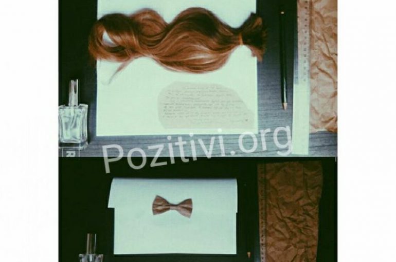 Zarfi i mbështjellë me flokët e stilistes nga Vlora brenda ka të fshehur një thesar