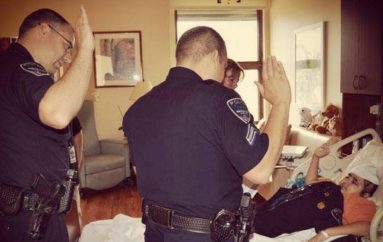 Policët i realizojnë ëndrrën vogëlushit me tumor