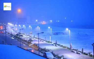 Shëngjini i shndritshëm, bora zbardh vendin