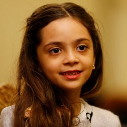 Bana Alabed reacts during an interview with Reuters in Ankara