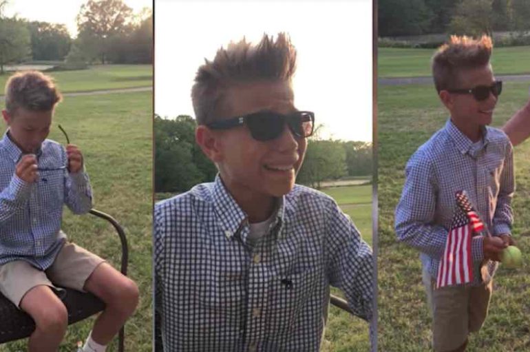 Reagimi emocionues i 10-vjeçarit, kur shikon ngjyrat për herë të parë në jetë