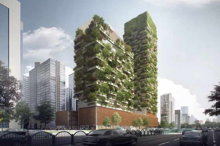 Pylli i parë vertikal në Azi do të ulë ndotjen urbane