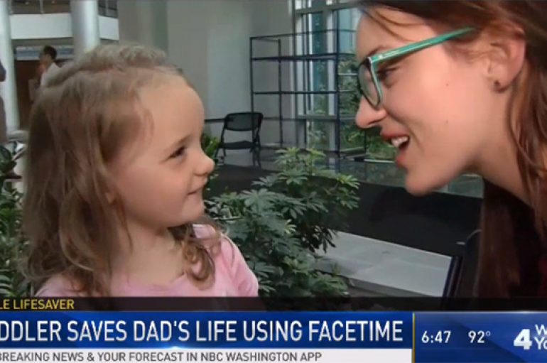 3-vjeçarja shpëton jetën e babait duke përdorur FaceTime