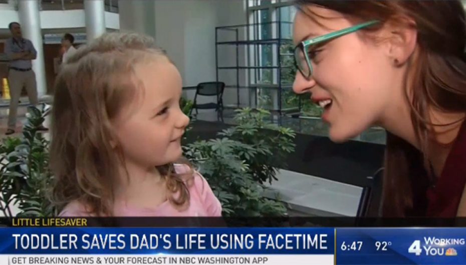 3-vjeçarja shpëton jetën e babait duke përdorur FaceTime