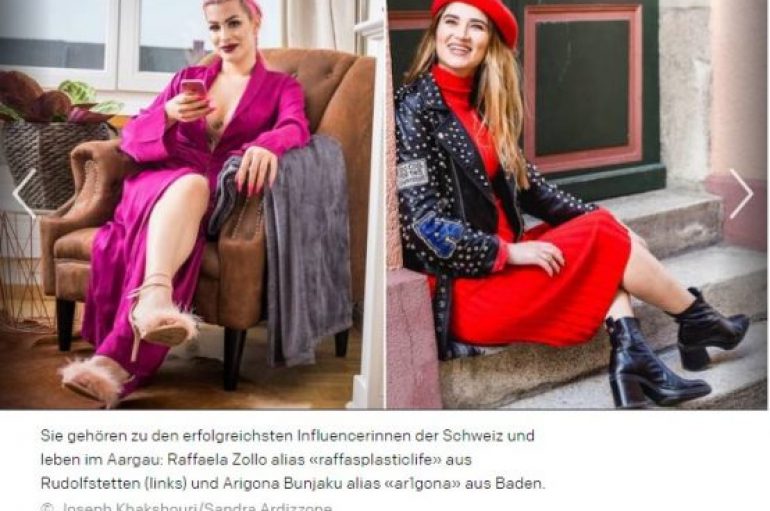 Arigona, shqiptarja që ndikon përmes Instagram-it