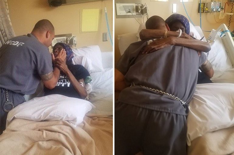 Policët çojnë të burgosurin të shohë nënën për herë të fundit në spital