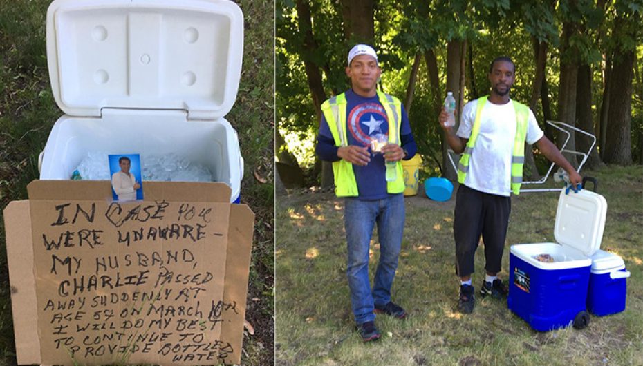 Një grua vazhdon traditën humane të bashkëshortit të ndjerë