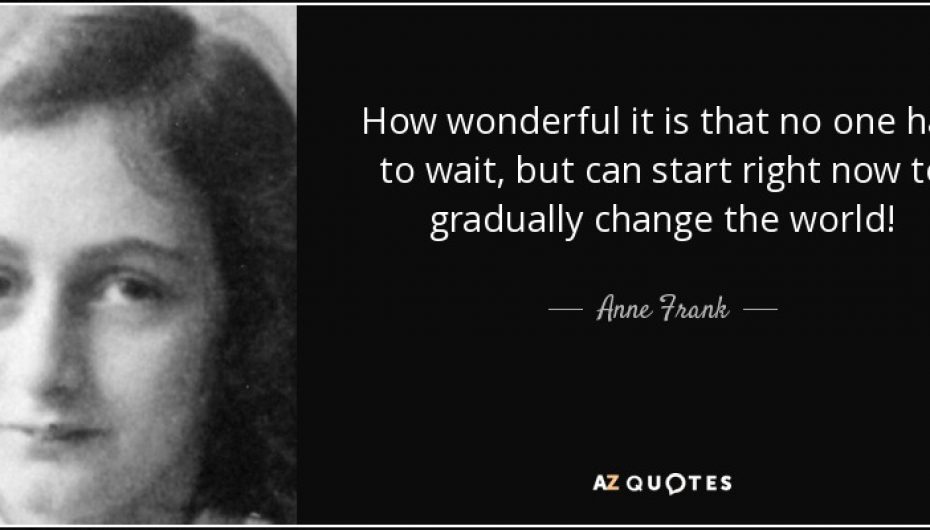 Jemi ne, ata që mund ta ndryshojnë botën