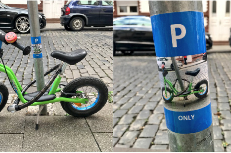 4 vjeçari me biçikletë, akti i adhurueshëm ndaj tij mrekullon të gjithë