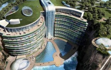 Arkitektët krijojnë hotelin mahnitës në një miniere të braktisur