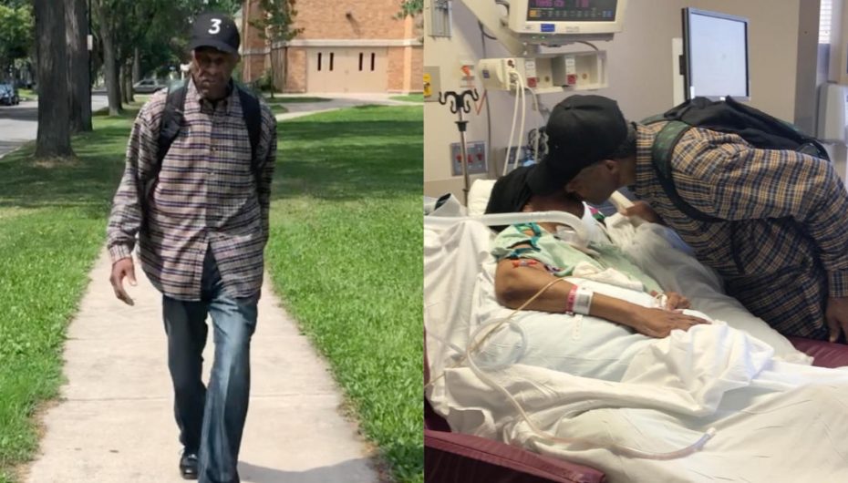 99 vjeçari ecën 6 milje në ditë për të vizituar gruan e tij në spital