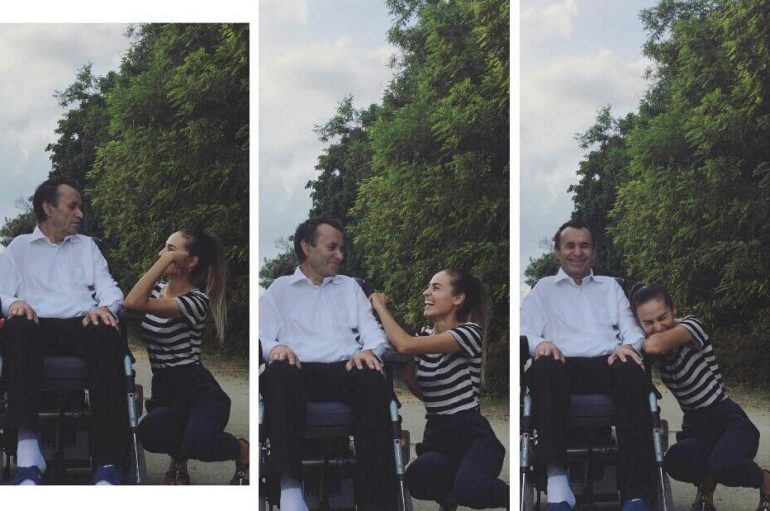Nora dhe Ferati, vajza humane dhe babai frymëzues që sfidon paralizën