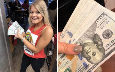 Porositi ujë në restorant dhe la 10,000 dollarë bakshish