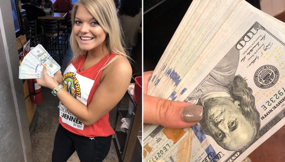 Porositi ujë në restorant dhe la 10,000 dollarë bakshish