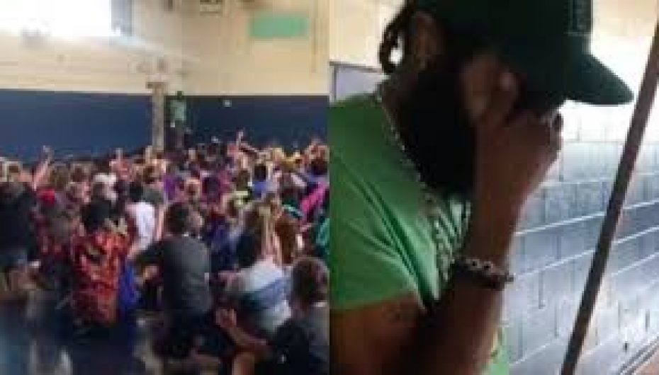 E thërrasin për një aksident, roja surprizohet nga nxënësit