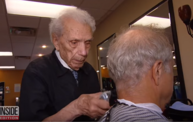 107-vjeçari, berberi më i vjetër në botë, ende pret flokë me orar të plotë