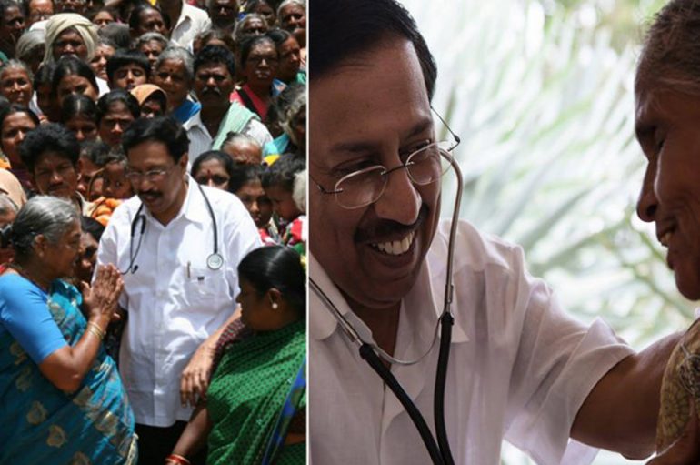 Që nga viti 1974, çdo të dielë ky mjek dhe ekipi i tij trajtojnë 700-1200 pacientë pa kosto