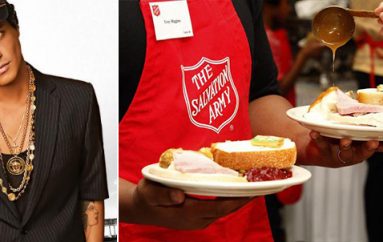 Bruno Mars dhuron ushqim për 24.000 njerëz