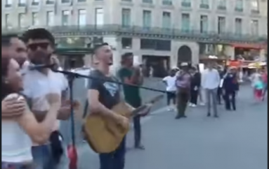 Shqiptarët në mes të Parisit