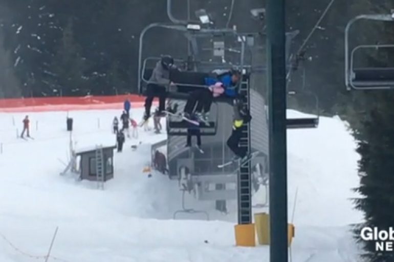 Adoleshentët shpëtojnë 8 vjeçarin e varur nga ashensori i skive