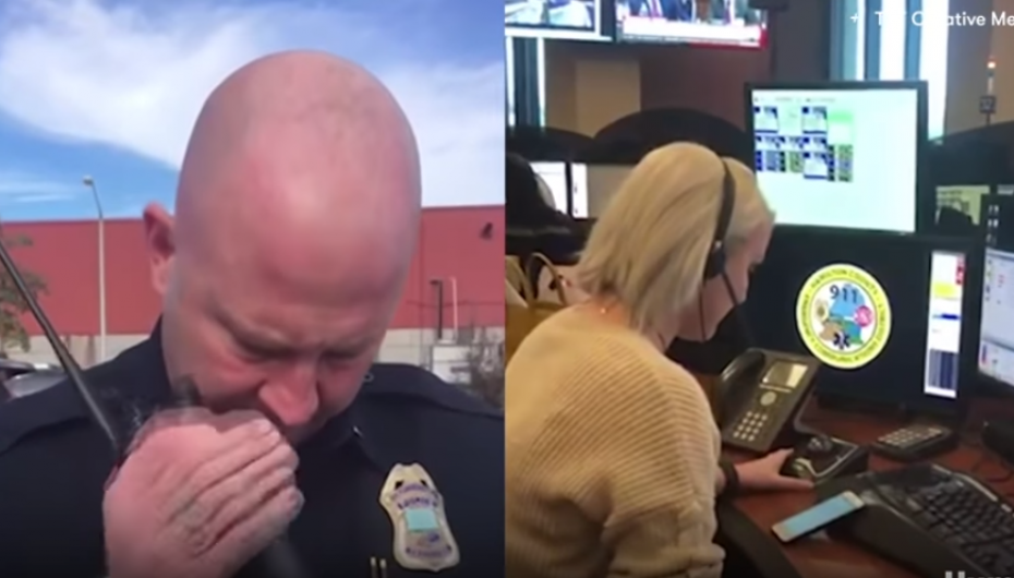 Oficeri i policisë bën telefonatën emocionuese në fund të detyrës