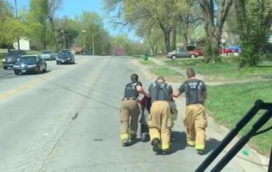 Bllokohet në pellg, zjarrfikësit ndihmojnë peshkatarin në karrige me rrota të kthehet në shtëpi