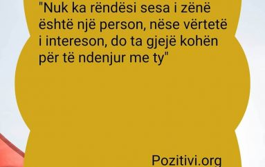 Gjej kohë për gjërat që kanë vlerë