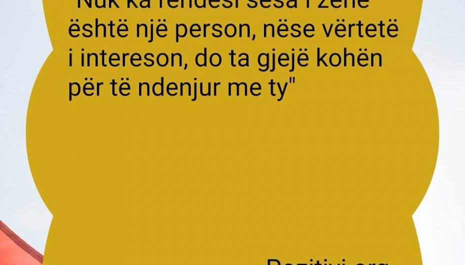 Gjej kohë për gjërat që kanë vlerë