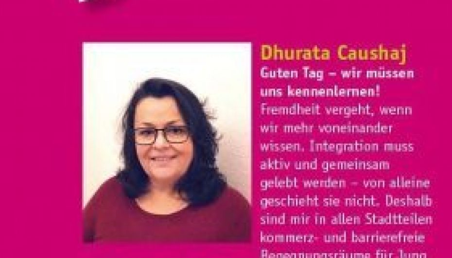 Dhurata, kandidate në këshillin bashkiak në Gjermani