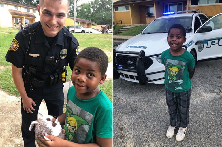 Fëmija telefonin 911, i kërkon zyrtarit të bëhet mik i tij sepse është i vetmuar