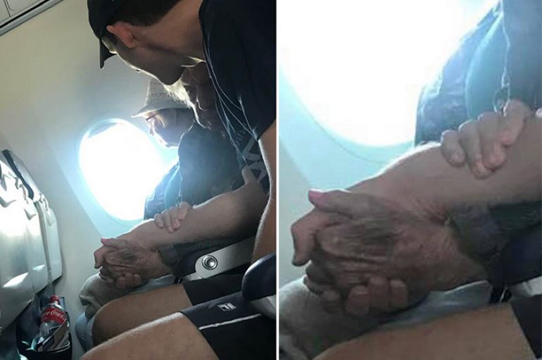 “Engjëlli i saj i fluturimit”: Një djalë ngushëllon 96 vjeçaren e cila udhëton pas 15 vitesh