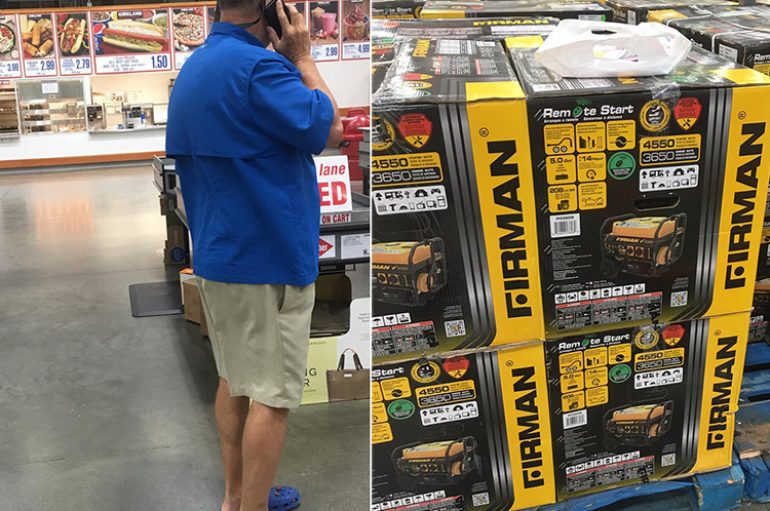 Një burrë ka blerë 100 gjeneratorë, për të prekurit nga uragani në Bahamas
