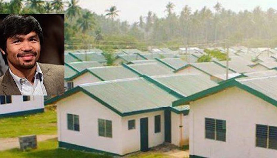 Ka vuajtur nga varfëria, boksieri ndërton 1000 shtëpi për njerëzit në nevojë  në  Filipine