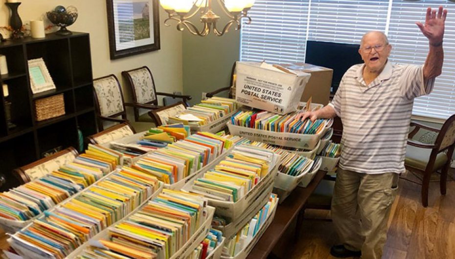 Veterani i Luftës së Dytë Botërore kërkoi 100 letra për ditëlindjen e tij të 100-të dhe mori mbi 100,000