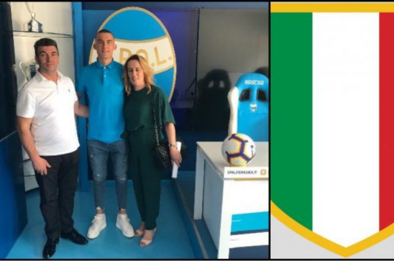 Talenti shqiptar nënshkruan kontratë me ekipin italian