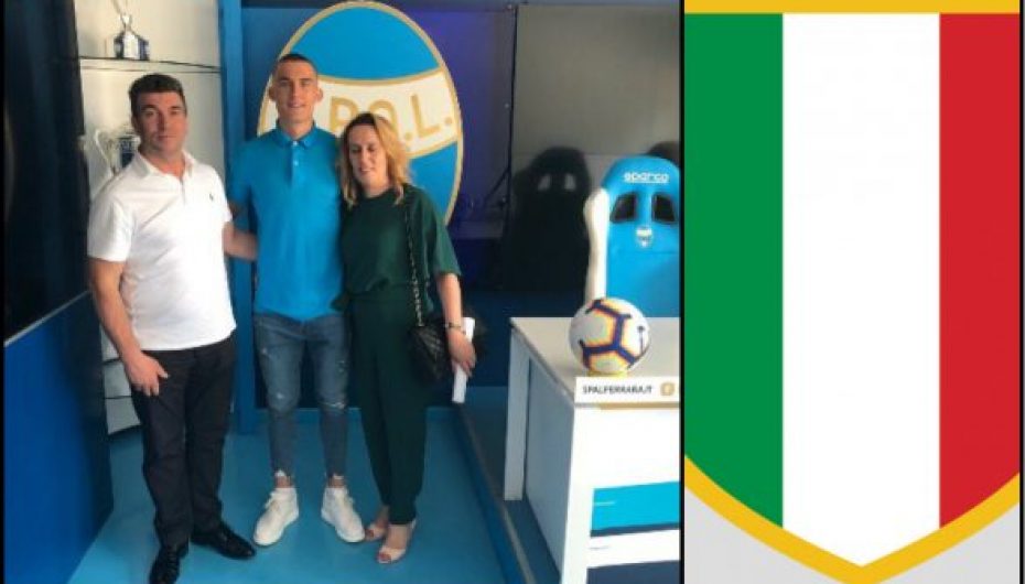 Talenti shqiptar nënshkruan kontratë me ekipin italian