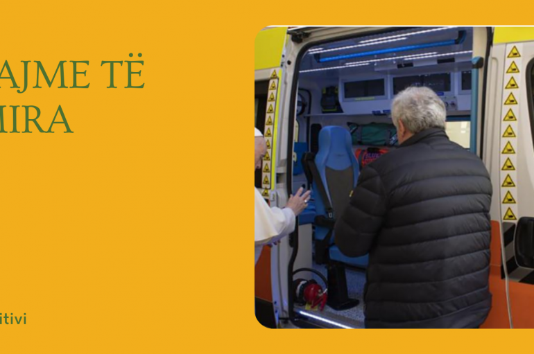 Ambulanca e bekuar nga Papa Françesku niset për në Ukrainë