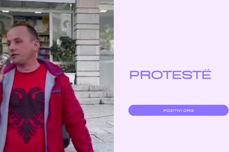 Qytetari proteston i vetëm në Gjirokastër: Këtu do jem çdo ditë