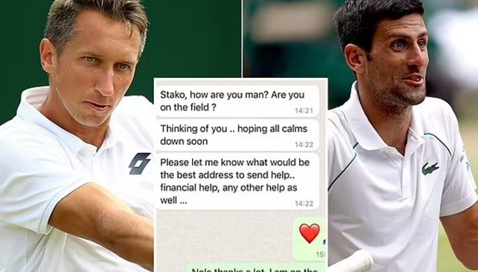 Sporti kundër luftës, tenisti i njohur- kolegut ukrainas: Më thuaj si mund të të ndihmoj