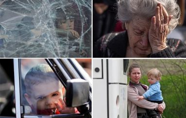 Momente emocionuese, gra e fëmijë ukrainas dalin nga rrënojat dhe shohin dritën e diellit