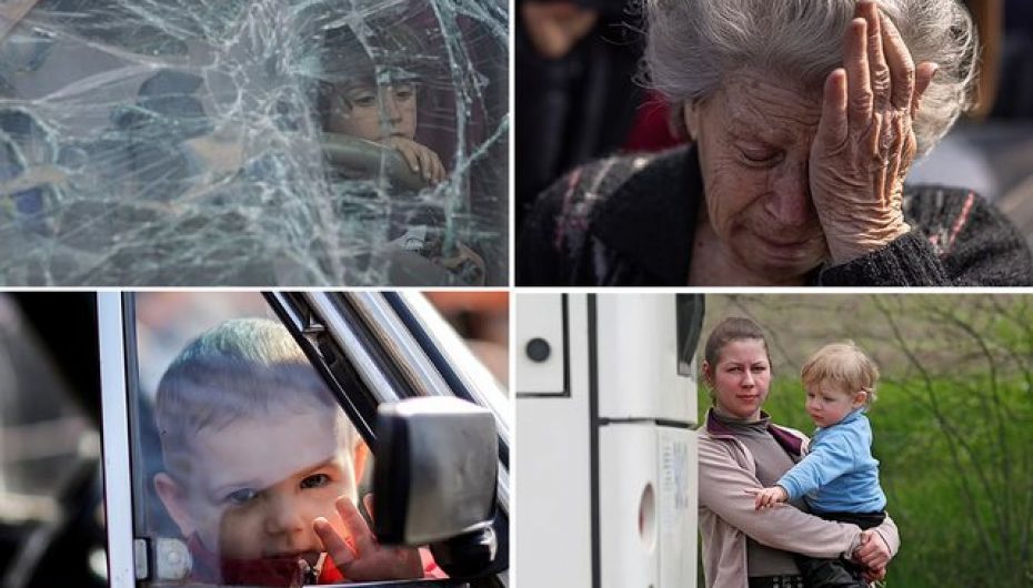 Momente emocionuese, gra e fëmijë ukrainas dalin nga rrënojat dhe shohin dritën e diellit