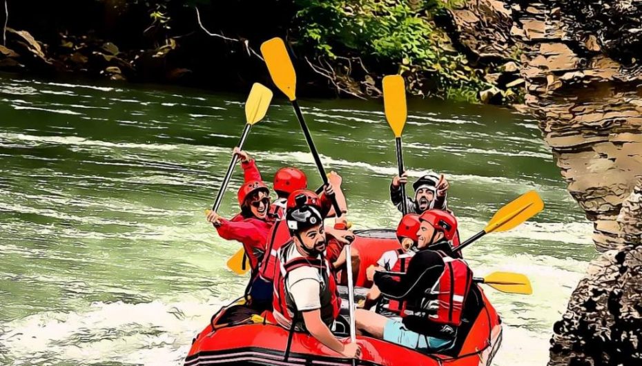 Rafting në Drinin e Zi, potencial për turizmin në Dibër