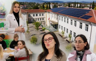 Në këto shkolla, ndryshimi nisi nga çatia