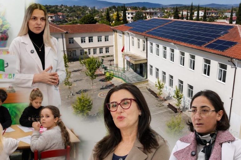 Në këto shkolla, ndryshimi nisi nga çatia