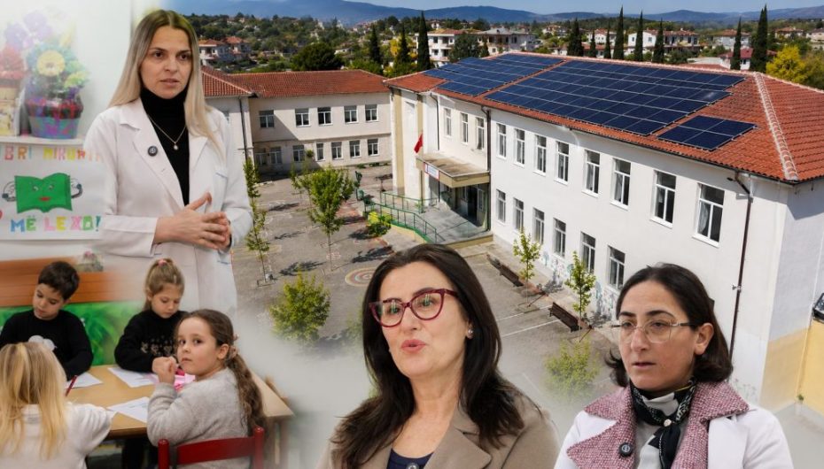 Në këto shkolla, ndryshimi nisi nga çatia